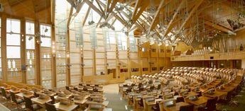 Debating chamber of the Scottish Parliament
© 2007 John Waller