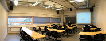 Lecturing room, Dept. Biological and Medical Psychology, University of Bergen, Norway. Another panorama: http://www.panoramafactory.net/gallery/people/IMG_0872pFactory?full=1...
© 2005 Knut Dalen
