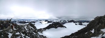 View from Galdhøpiggen, Norway, the highest summit of Northern  Europe.
© 2015 Knut Dalen
