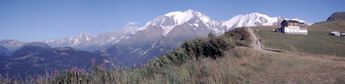 View of Mont Blanc seen from Mont Joux
© 2000 Anne Irunberry