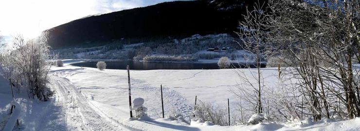 In January, the low winter sun does not shine on the other river bank. Gol, Norway.
© 2011 Knut Dalen