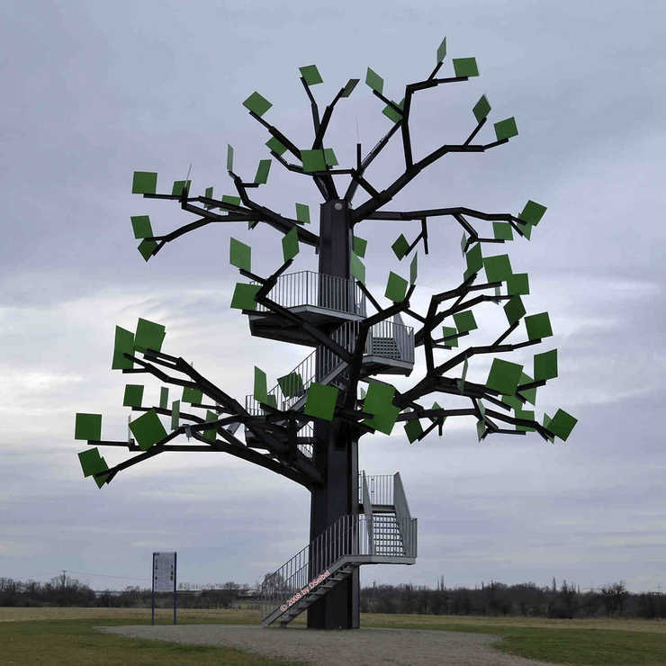 The Florsheimer steel tree - Der Floersheimer Stahlbaum
© 2008 Dieter Seibel