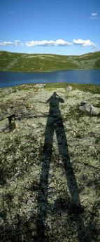 My shadow at 8.30 p.m. Økletjødnet, Hallingdal, Norway. For the shadows of Nina and me: http://www.panoramafactory.net/gallery/vertical/PICa2833?full=1...
© 2008 Knut Dalen